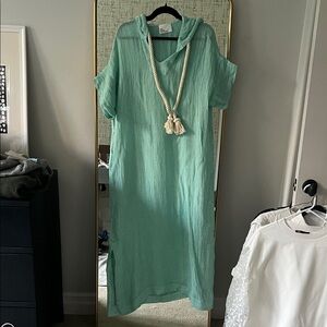 Lisa Marie Fernandez Mint Green Swim Coverup